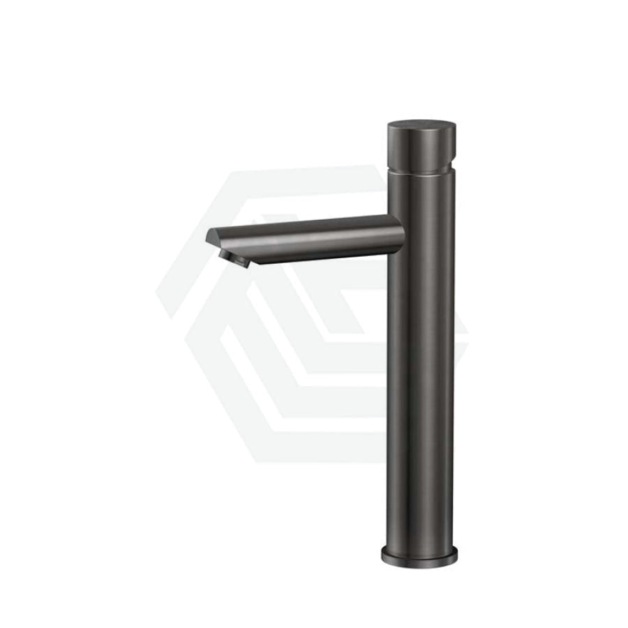 M#3(Gunmetal Grey) Meir Round Pinless Tall Basin Mixer Pvd Shadow Mixers