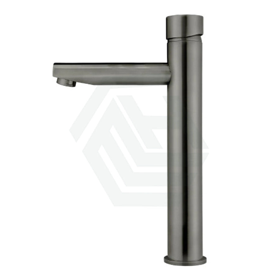 Meir Round Pinless Tall Basin Mixer Pvd Shadow Mixers