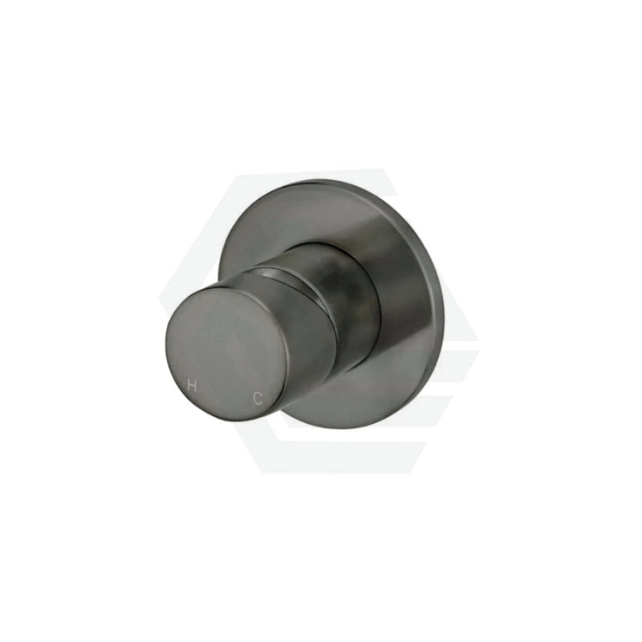 Meir Round Pinless Wall Mixer Pvd Shadow Mixers