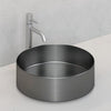 Above Counter Basin Round Stainless Steel Gunmetal