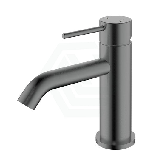 M#3(Gunmetal Grey) Ikon Hali Solid Brass Gunmetal Basin Mixer Tap For Vanity And Sink Grey Short