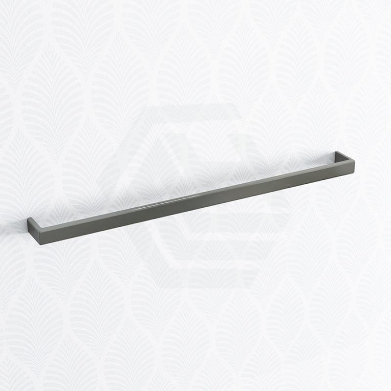 Norico Cavallo 600/800Mm Square Gunmetal Grey Single Towel Rail Stainless Steel 304 Bathroom