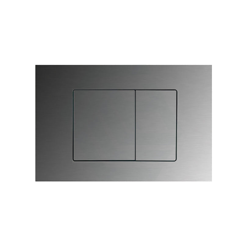 R&t Toilet Button For In-Wall Concealed Cistern Gunmetal Grey Surface Ce-G3004109Gm
