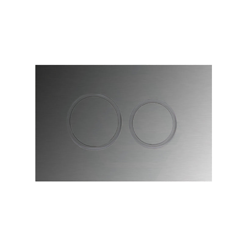 R&t Toilet Button For In-Wall Concealed Cistern Gunmetal Grey Surface G3004111Gm
