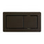 Matt Black Fienza Square Toilet Flush Button Plate For Back To Wall Suite Toilets Push Buttons