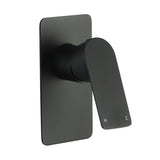 Matt Black Solid Brass Wall Mounted Mixer For Shower And Bath Bathroom Products