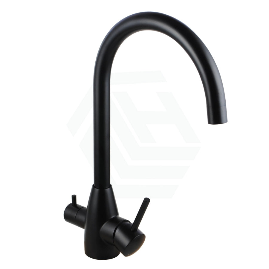 Matt Black Stainless Steel 3 Way Filter Tap With 360° Swivel And Purifier For Kitchen Products