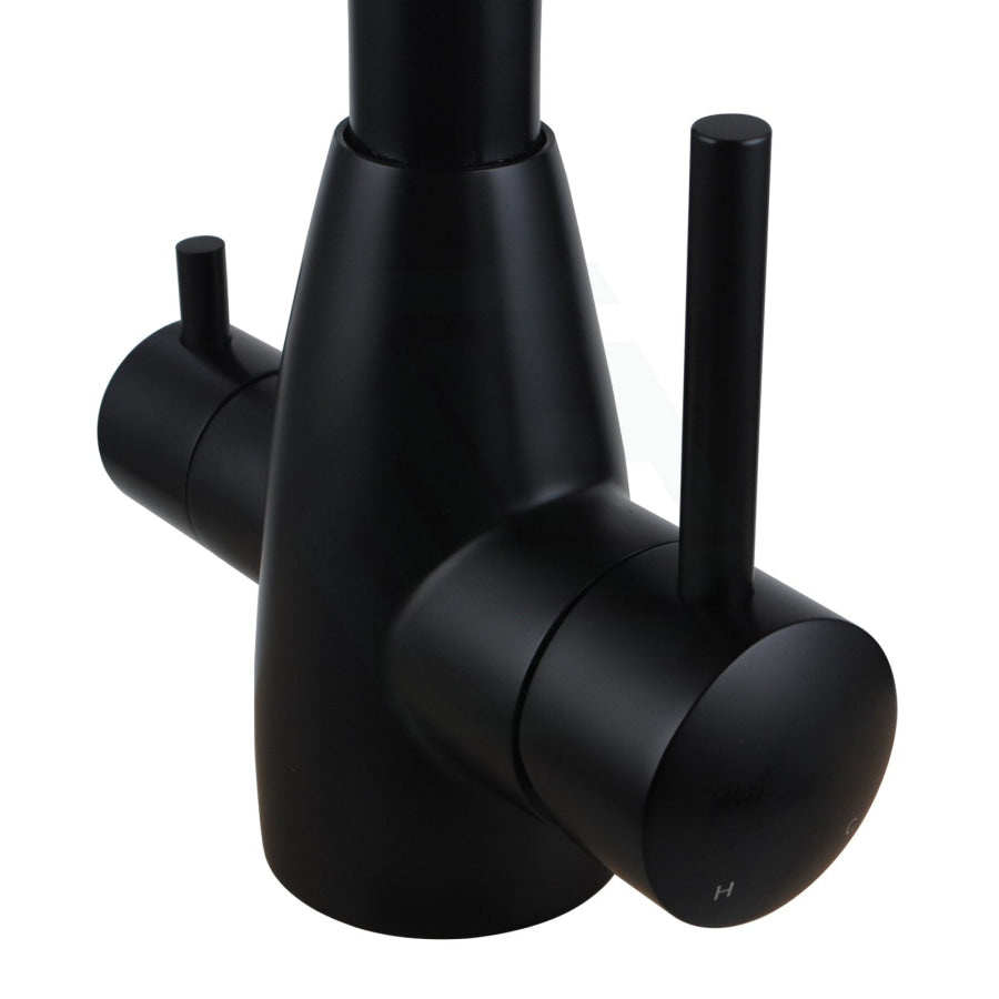 Matt Black Stainless Steel 3 Way Filter Tap With 360° Swivel And Purifier For Kitchen Products