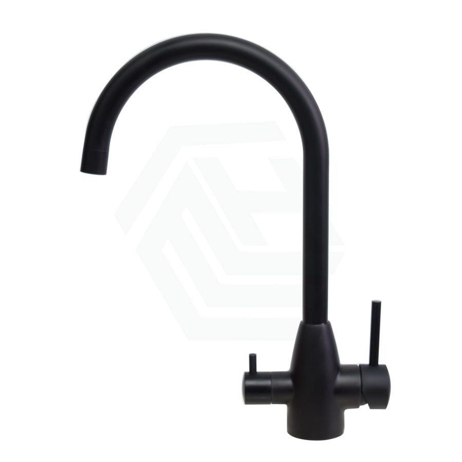 Matt Black Stainless Steel 3 Way Filter Tap With 360° Swivel And Purifier For Kitchen Products