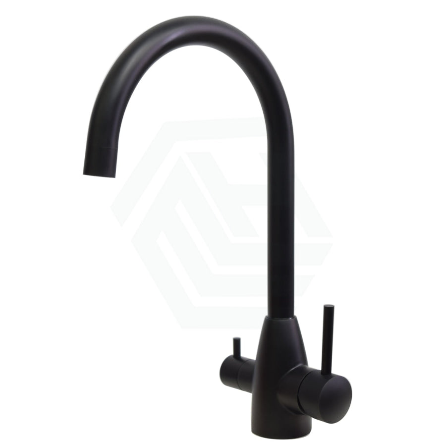 Matt Black Stainless Steel 3 Way Filter Tap With 360° Swivel And Purifier For Kitchen Products