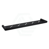 Towel Shelf Stainless Steel Matt Black Wall Mounted
