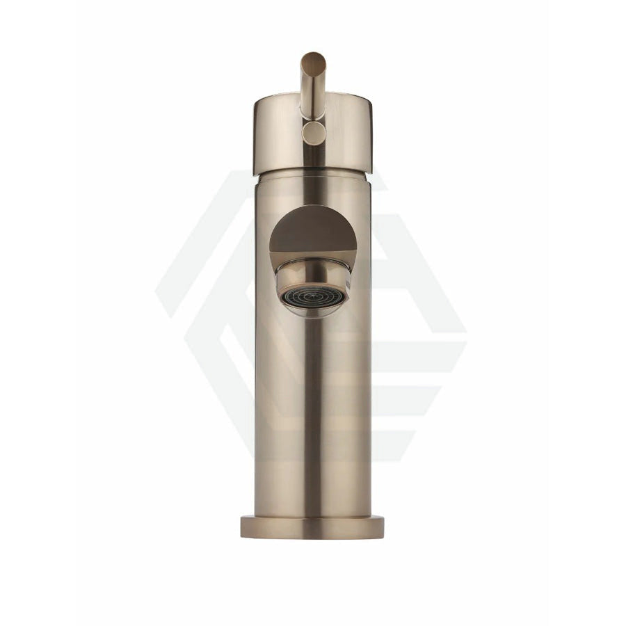 Meir Round Short Basin Mixer Champagne Mixers