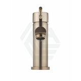 Meir Round Short Basin Mixer Champagne Mixers