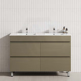 1200mm bathroom vanity double bowls, featuring a freestanding design by Rocco Lini