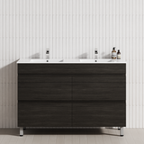4-Drawer 1200/1500/1800mm Bathroom Freestanding Leg Vanity Single/Double Multi-Colour Cabinet Only