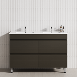 4-Drawer 1200/1500/1800mm Bathroom Freestanding Leg Vanity Single/Double Multi-Colour Cabinet Only