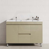 MCH 1200mm Gesso Lini Freestanding Leg Vanity with Double Bowls