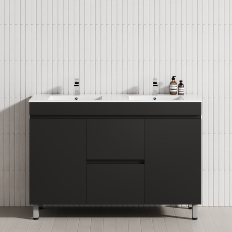 2-Drawer 2-Door 1200/1500/1800mm Bathroom Freestanding Leg Vanity Single/Double Multi-Colour Cabinet Only