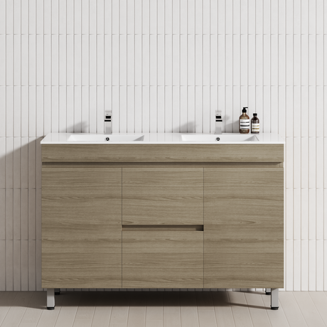 2-Drawer 2-Door 1200/1500/1800mm Bathroom Freestanding Leg Vanity Single/Double Multi-Colour Cabinet Only