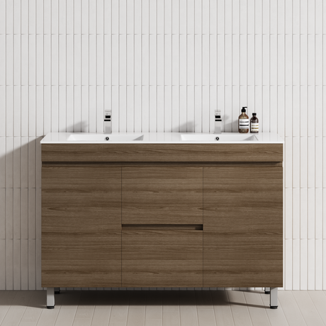 2-Drawer 2-Door 1200/1500/1800mm Bathroom Freestanding Leg Vanity Single/Double Multi-Colour Cabinet Only