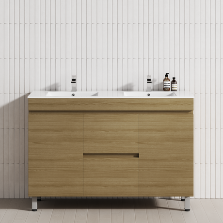 2-Drawer 2-Door 1200/1500/1800mm Bathroom Freestanding Leg Vanity Single/Double Multi-Colour Cabinet Only