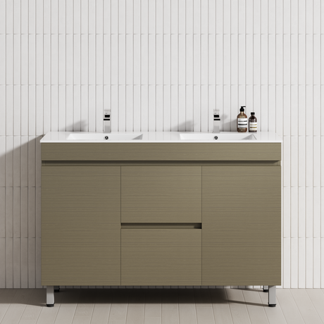 2-Drawer 2-Door 1200/1500/1800mm Bathroom Freestanding Leg Vanity Single/Double Multi-Colour Cabinet Only