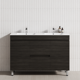 2-Drawer 2-Door 1200/1500/1800mm Bathroom Freestanding Leg Vanity Single/Double Multi-Colour Cabinet Only
