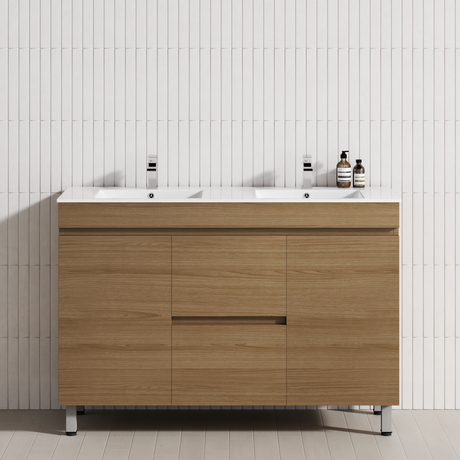 2-Drawer 2-Door 1200/1500/1800mm Bathroom Freestanding Leg Vanity Single/Double Multi-Colour Cabinet Only