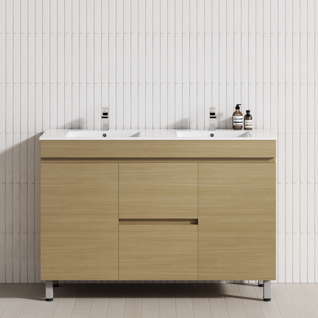 2-Drawer 2-Door 1200/1500/1800mm Bathroom Freestanding Leg Vanity Single/Double Multi-Colour Cabinet Only