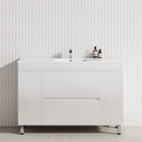2-Drawer 2-Door 1200/1500/1800mm Bathroom Freestanding Leg Vanity Single/Double Multi-Colour Cabinet Only