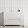 2-Drawer 2-Door 1200/1500/1800mm Bathroom Freestanding Leg Vanity Single/Double Multi-Colour Cabinet Only