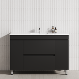 2-Drawer 2-Door 1200/1500/1800mm Bathroom Freestanding Leg Vanity Single/Double Multi-Colour Cabinet Only