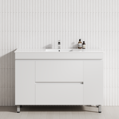 2-Drawer 2-Door 1200/1500/1800mm Bathroom Freestanding Leg Vanity Single/Double Multi-Colour Cabinet Only