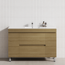2-Drawer 2-Door 1200/1500/1800mm Bathroom Freestanding Leg Vanity Single/Double Multi-Colour Cabinet Only