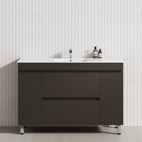 2-Drawer 2-Door 1200/1500/1800mm Bathroom Freestanding Leg Vanity Single/Double Multi-Colour Cabinet Only