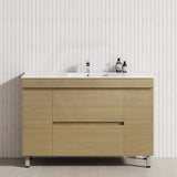 MCH 2-Drawer 2-Door 1200mm Tuross Oak Freestanding Leg Vanity with Single Bowl