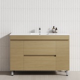 2-Drawer 2-Door 1200/1500/1800mm Bathroom Freestanding Leg Vanity Single/Double Multi-Colour Cabinet Only