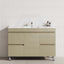 MCH 4-Drawer 1200mm Gesso Lini Freestanding Leg Vanity with Single Bowl