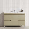 MCH 4-Drawer 1200mm Gesso Lini Freestanding Leg Vanity with Single Bowl