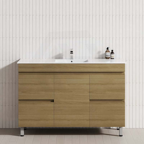 MCH 1200mm Prime Oak Freestanding Leg Vanity