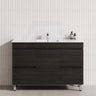 4-Drawer 1-Door 1200mm Bathroom Freestanding Leg Vanity Single Cabinet Shannon Oak