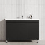 3-Door 900/1200mm Bathroom Freestanding Leg Vanity Single/Double Multi-Colour Cabinet Only
