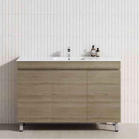 3-Door 900/1200mm Bathroom Freestanding Leg Vanity Single/Double Multi-Colour Cabinet Only