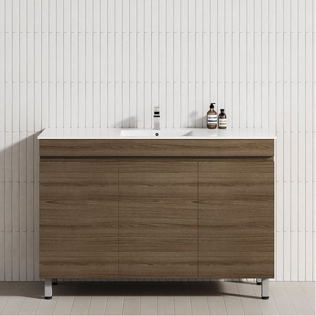 3-Door 900/1200mm Bathroom Freestanding Leg Vanity Single/Double Multi-Colour Cabinet Only