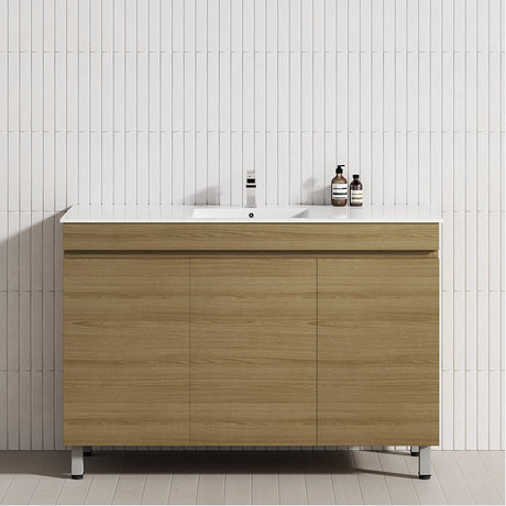 3-Door 900/1200mm Bathroom Freestanding Leg Vanity Single/Double Multi-Colour Cabinet Only