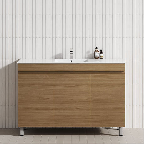 3-Door 900/1200mm Bathroom Freestanding Leg Vanity Single/Double Multi-Colour Cabinet Only