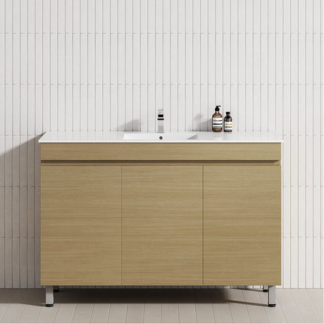 3-Door 900/1200mm Bathroom Freestanding Leg Vanity Single/Double Multi-Colour Cabinet Only