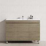 3-Door 900/1200mm Bathroom Freestanding Leg Vanity Single/Double Multi-Colour Cabinet Only