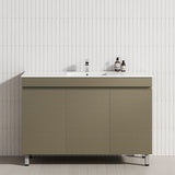 3-Door 900/1200mm Bathroom Freestanding Leg Vanity Single/Double Multi-Colour Cabinet Only