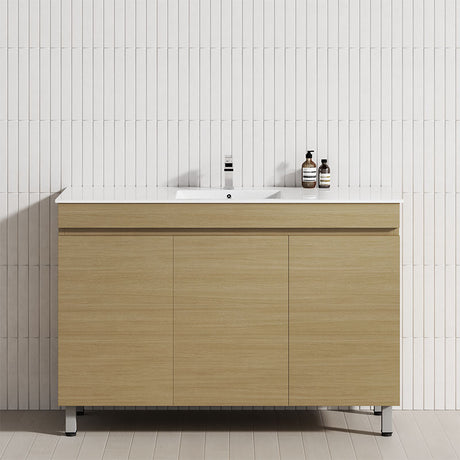 3-Door 900/1200mm Bathroom Freestanding Leg Vanity Single/Double Multi-Colour Cabinet Only
